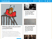 Tablet Screenshot of icandoitlater.com